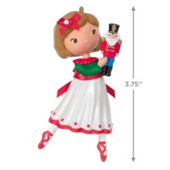 Hallmark Nutcracker Sweet Clara 2023 Exclusive Ornament -Lovely Souvenir Store Clara With Nutcracker Keepsake Ornament 1799QXC5621 03