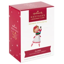 Hallmark Nutcracker Sweet Clara 2023 Exclusive Ornament -Lovely Souvenir Store Clara With Nutcracker Keepsake Ornament 1799QXC5621 04