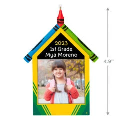 Hallmark Crayola® A Colorful School Year Personalized Photo Frame Ornament -Lovely Souvenir Store Crayola A Colorful School Year Picture Frame Personalized Keepsake Ornament 2499QHE2110B1 03