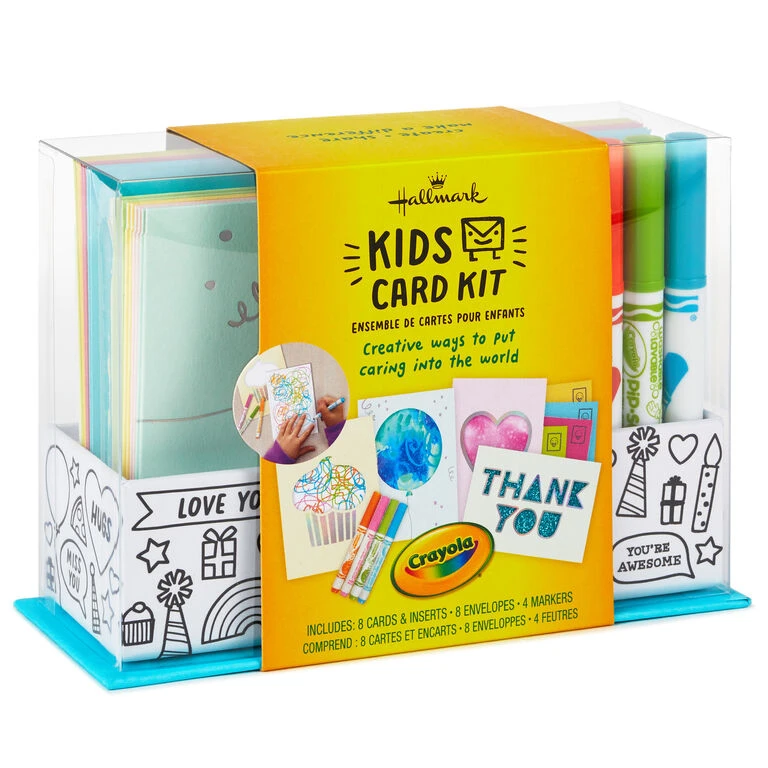 Hallmark Crayola® Kids Card Kit With Markers In Caddy, Pack Of 8 10 Hallmark Crayola® Kids Card Kit With Markers In Caddy, Pack Of 8 - Image 8