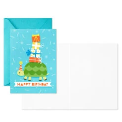 Hallmark Cute Animals Assorted Blank Kids Birthday Cards, Pack Of 48 -Lovely Souvenir Store Cute Animals Birthday Cards Assortment Pack 5STZ1032 05