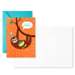 Hallmark Cute Animals Assorted Blank Kids Birthday Cards, Pack Of 48 -Lovely Souvenir Store Cute Animals Birthday Cards Assortment Pack 5STZ1032 07