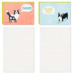 Hallmark Cute Dogs Assortment Blank Thank-You Notes, Pack Of 48 -Lovely Souvenir Store Cute Dogs Assortment Blank ThankYou Notes 5STZ1133 04