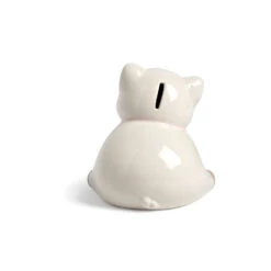 Demdaco Cream Piggy Bank, 6" -Lovely Souvenir Store Demdaco Cream Piggy Bank for Baby 5004820073 02
