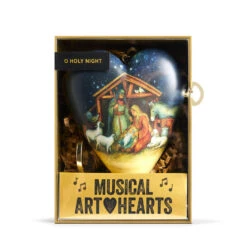Demdaco O Holy Night Musical Art Heart With Stand -Lovely Souvenir Store Demdaco O Holy Night Musical Art Heart Ornament 2020230604 03