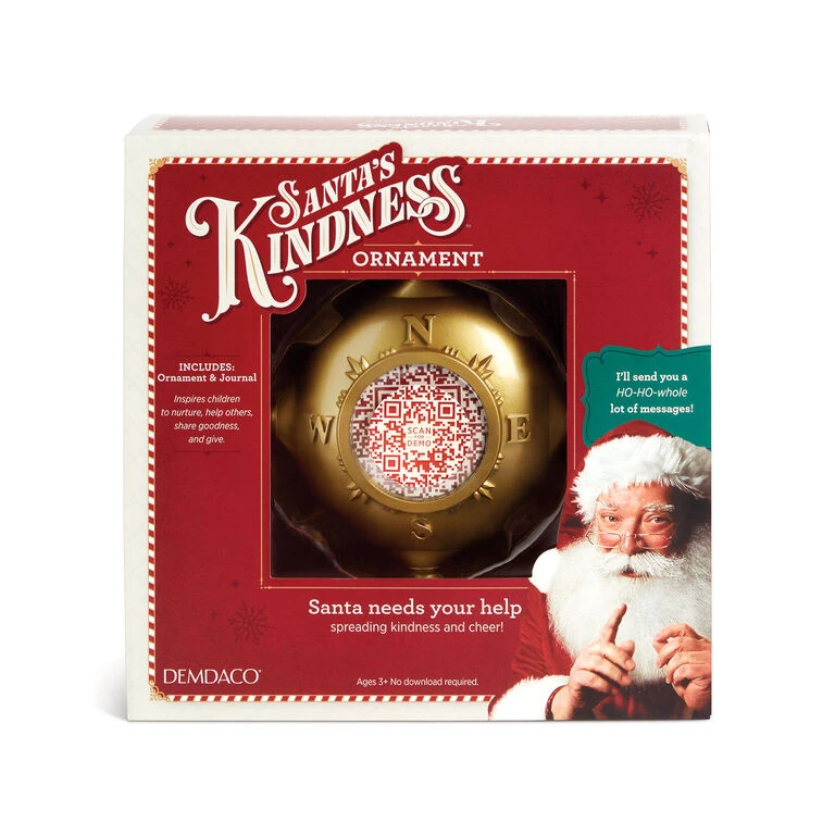 Demdaco Santa's Kindness Ornament And Journal, Set Of 2 4 Demdaco Santa's Kindness Ornament And Journal, Set Of 2 - Image 2