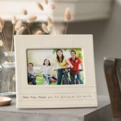 Demdaco Dear You Mom Picture Frame, 4x6 -Lovely Souvenir Store Demdaco Thank You Mom Ceramic Picture Frame 1004750026 03