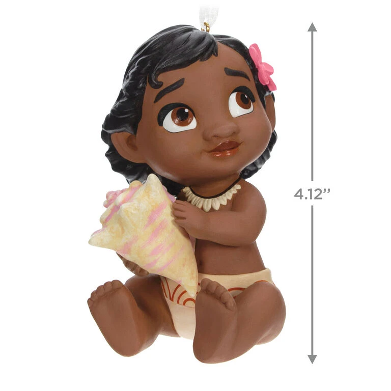 Hallmark Disney Moana The Ocean Chose Me Porcelain Ornament 5 Hallmark Disney Moana The Ocean Chose Me Porcelain Ornament - Image 3