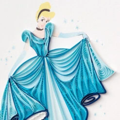 Hallmark Disney Princess Cinderella You Sparkle Quilled Paper Handmade Card -Lovely Souvenir Store Disney Cinderella Quilled Paper Handmade Card for Her 1299LAD2856 04