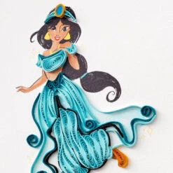 Hallmark Disney Princess Jasmine Magical Day Quilled Paper Handmade Card -Lovely Souvenir Store Disney Jasmine Quilled Paper Handmade Card for Her 1299LAD2857 04