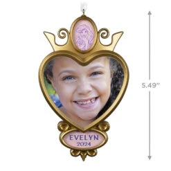 Hallmark Disney Our Little Princess Personalized Photo Frame Ornament -Lovely Souvenir Store Disney Our Little Princess Picture Frame Personalized Keepsake Ornament 2499QHE2112B1 03