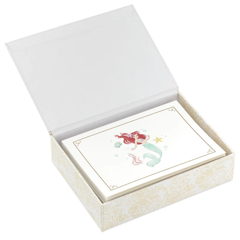 Hallmark Disney Princess Assorted Boxed Blank Note Cards Multipack, Pack Of 24 10 Hallmark Disney Princess Assorted Boxed Blank Note Cards Multipack, Pack Of 24 - Image 8