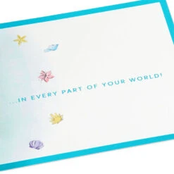 Hallmark Disney The Little Mermaid Wishing You Happiness 3D Pop-Up Card -Lovely Souvenir Store Disney The Little Mermaid Ariel 3D PopUp Card for Her 1499LAD2902 03