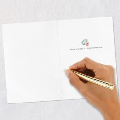 Hallmark Disney The Little Mermaid Ariel Happy Wish Quilled Paper Handmade Card -Lovely Souvenir Store Disney The Little Mermaid Ariel Quilled Paper Card 1299LAD2858 06