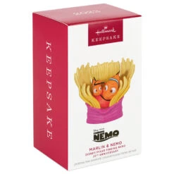 Hallmark Disney/Pixar Finding Nemo 20th Anniversary Marlin & Nemo Ornament -Lovely Souvenir Store DisneyPixar Nemo and Marlin Keepsake Ornament 2199QXD6607 04