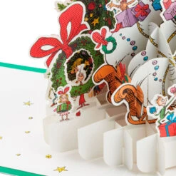 Hallmark Dr. Seuss™ How The Grinch Stole Christmas!™ Wreath 3D Pop-Up Christmas Card -Lovely Souvenir Store Dr. Seuss Grinch 3D PopUp Christmas Card 1499IXC7132 03