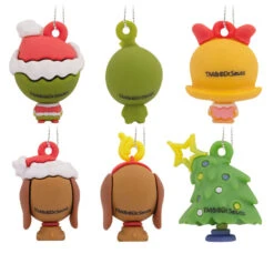 Mini Dr. Seuss's How The Grinch Stole Christmas!™ Shatterproof Hallmark Ornaments, Set Of 6 -Lovely Souvenir Store Dr. Seuss How the Grinch Stole Christmas Miniature Christmas Ornaments Set of 6 3HCM912 06
