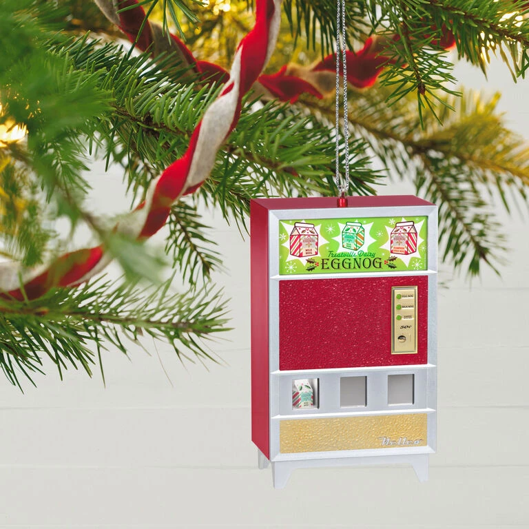 Hallmark Nellco Eggnog Machine Musical Ornament With Light 4 Hallmark Nellco Eggnog Machine Musical Ornament With Light - Image 2