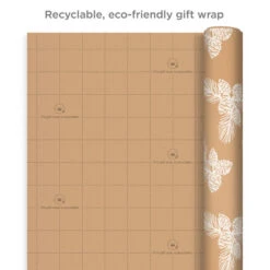 Hallmark Elegant Evergreens 2-Pack Holiday Wrapping Paper, 150 Sq. Ft. -Lovely Souvenir Store Elegant Evergreens Holiday Wrapping Paper 5JXW1203 07