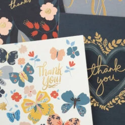 Hallmark Elegant Florals Boxed Blank Thank-You Notes Assortment, Pack Of 48 -Lovely Souvenir Store Elegant Florals Assorted Boxed ThankYou Cards 5STZ1169 03