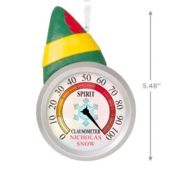 Hallmark Elf™ Clausometer Personalized Ornament With Light -Lovely Souvenir Store Elf Clausometer Personalized Keepsake Ornament With Light 2999QHE2117B1 03