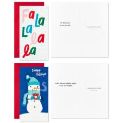 Hallmark Colorful And Casual Money-Holder Boxed Christmas Cards Assortment, Pack Of 36 -Lovely Souvenir Store Festive Assorted MoneyHolder Boxed Christmas Cards 5CZE2139 03