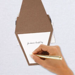 Hallmark Flower Bouquet Beautiful Day Birthday Card 15 Hallmark Flower Bouquet Beautiful Day Birthday Card -Lovely Souvenir Store Floral Bouquet Displayable Birthday Card 1299LAD9483 06