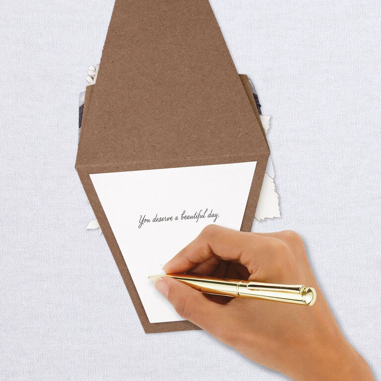 Hallmark Flower Bouquet Beautiful Day Birthday Card 8 Hallmark Flower Bouquet Beautiful Day Birthday Card - Image 6