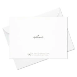 Hallmark Ivory Floral Flat Note Cards In Caddy, Box Of 40 -Lovely Souvenir Store Floral SinglePanel Note Cards With Caddy 3CNT5048 07