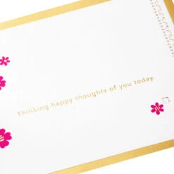 Hallmark Happy Thoughts Flower Bouquet 3D Pop-Up Thinking Of You Card -Lovely Souvenir Store Flower Bouquet 3D PopUp Thinking of You Card 1299LAD9644 05