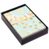 Hallmark Flowers And Dots Assorted Blank Note Cards, Box Of 50 -Lovely Souvenir Store Flowers and Dots Assorted Blank Note Cards 5WDN2069 01