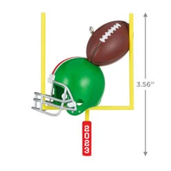 Hallmark Football Star 2023 Ornament 10 Hallmark Football Star 2023 Ornament -Lovely Souvenir Store Football Goal Post and Helmet Keepsake Ornament 1399QGO2707 03