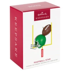 Hallmark Football Star 2023 Ornament 11 Hallmark Football Star 2023 Ornament -Lovely Souvenir Store Football Goal Post and Helmet Keepsake Ornament 1399QGO2707 04