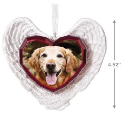 Hallmark Forever Loved Memorial Heart And Angel Wings Photo Personalized Ornament -Lovely Souvenir Store Forever Loved Memorial Heart and Angel Wings Photo Personalized Keepsake Ornament 2499QHE2119B2 03