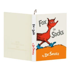 Hallmark Dr. Seuss's Fox In Socks™ Who Sews Whose Socks? Ornament -Lovely Souvenir Store Fox in Socks Book Keepsake Ornament 1799QXI7319 06