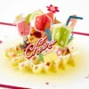 Hallmark Here's To You Cocktail Toast 3D Pop-Up Card -Lovely Souvenir Store Fruit Cocktail Drinks Celebration 3D PopUp Card for Her 1299LAD2897 01