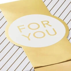 Hallmark 10" Gold And White Striped 2-Pack Gift Boxes With Bands -Lovely Souvenir Store Gold and White Striped 2Pack Gift Boxes With Bands 5EBC1226 05