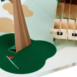 Hallmark Hope Your Day Is Good To A Tee Golf 3D Pop-Up Card -Lovely Souvenir Store Golf Cart Pun Good Day 3D PopUp Card 5RZH1304 05