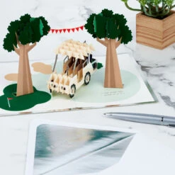 Hallmark Hope Your Day Is Good To A Tee Golf 3D Pop-Up Card -Lovely Souvenir Store Golf Cart Pun Good Day 3D PopUp Card 5RZH1304 08