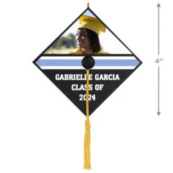 Hallmark Graduation Cap Text And Photo Personalized Ornament -Lovely Souvenir Store Graduation Cap Text and Photo Personalized Keepsake Ornament 2499QHE2120B2 03