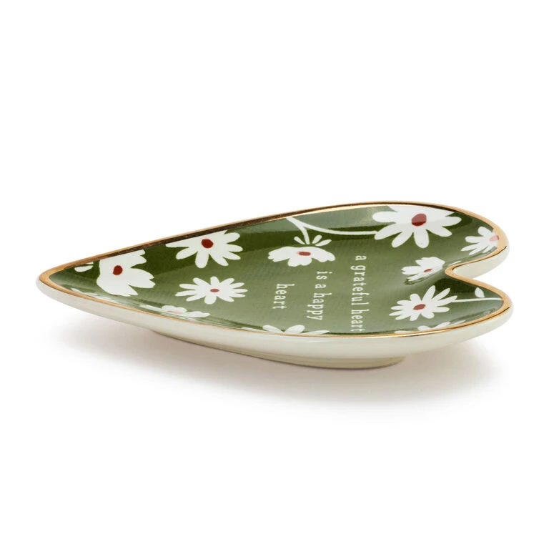 Demdaco Grateful Art Heart Trinket Dish 4 Demdaco Grateful Art Heart Trinket Dish - Image 2