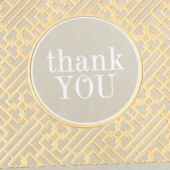 Hallmark Gray And Gold Bulk Blank Thank-You Notes, Pack Of 50 13 Hallmark Gray And Gold Bulk Blank Thank-You Notes, Pack Of 50 -Lovely Souvenir Store Gray and Gold Bulk Blank ThankYou Notes Multipack 3THK2522 05