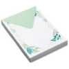 Hallmark Fern Border Stationery Set, 20 Sheets 2 Hallmark Fern Border Stationery Set, 20 Sheets -Lovely Souvenir Store Green Ferns Writing Sheets Stationery Set 1STN1144 01