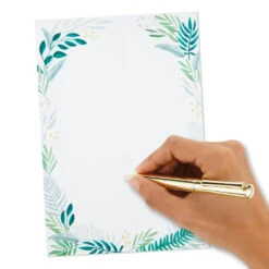 Hallmark Fern Border Stationery Set, 20 Sheets -Lovely Souvenir Store Green Ferns Writing Sheets Stationery Set 1STN1144 04