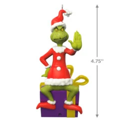 Hallmark Dr. Seuss's How The Grinch Stole Christmas!™ Grinch Peekbuster Ornament With Motion-Activated Sound 10 Hallmark Dr. Seuss's How The Grinch Stole Christmas!™ Grinch Peekbuster Ornament With Motion-Activated Sound -Lovely Souvenir Store Grinch Peekbuster Keepsake Ornament 2699QXI7067 03