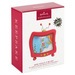 Hallmark Dr. Seuss's How The Grinch Stole Christmas!™ How Could It Be So? Ornament With Light And Sound -Lovely Souvenir Store Grinch Stole Christmas TV Keepsake Ornament 1999QXI7387 04