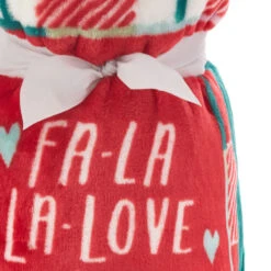 Hallmark Channel Fa-La-La-Love Plaid Blanket, 50x60 -Lovely Souvenir Store Hallmark Channel FaLaLaLove Plaid Blanket 1XKT3520 05