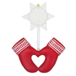I Love Hallmark Channel! Ornament -Lovely Souvenir Store Hallmark Channel Red Mittens Keepsake Ornament 1599QGO2949 06