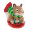 Hallmark Cute As A Button Special Edition Ornament -Lovely Souvenir Store Hamster on Button Sled Keepsake Ornament 1599QXE3317 01