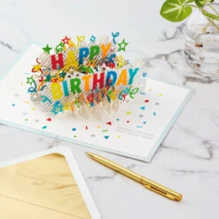 Hallmark Happy Birthday Cake 3D Pop-Up Birthday Card -Lovely Souvenir Store Happy Birthday Cake 3D PopUp Birthday Card 1299LAD8650 06